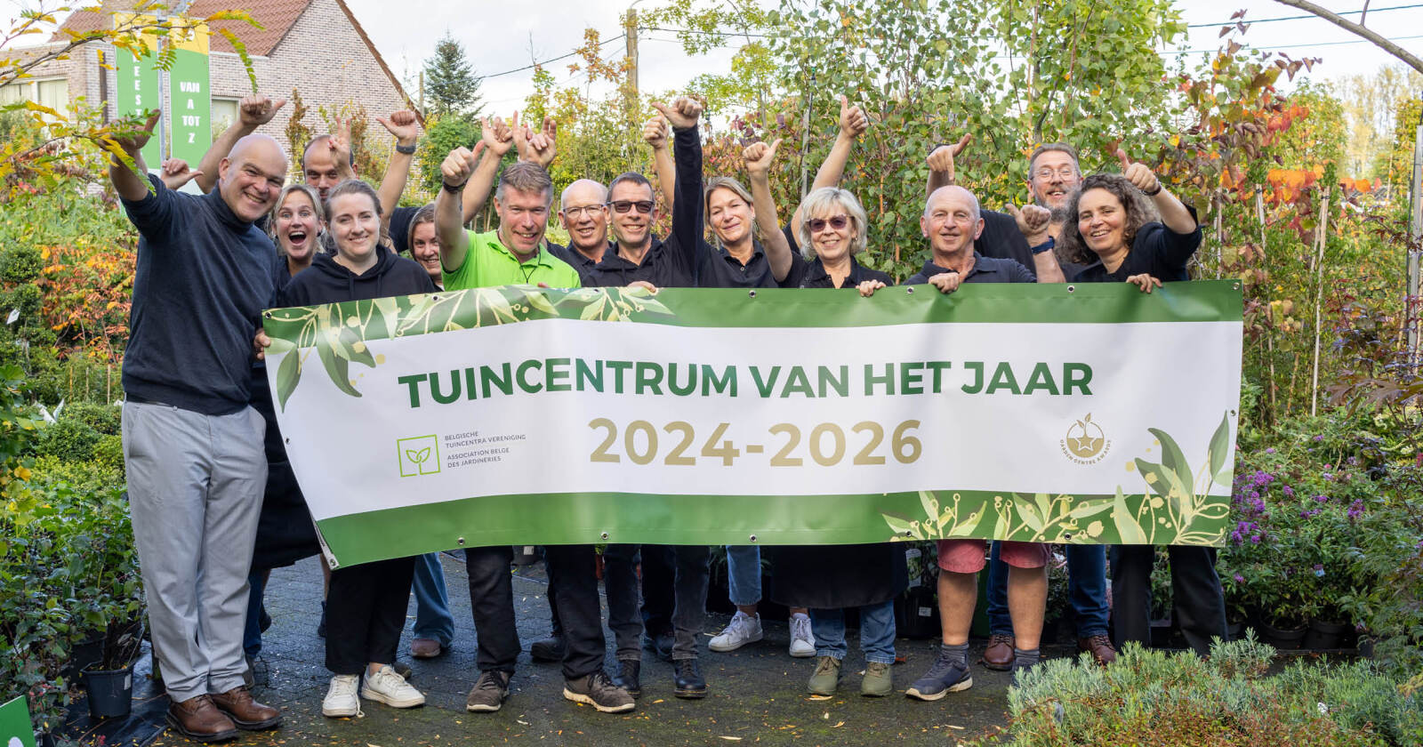 Verkozen tot Beste Tuincentrum Vlaanderen 